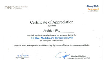 CWQAP - 2018 Award - Saudi Aramco